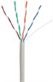 Кабель витая пара U/UTP 5e кат. 4 пары Netlan CCA-UU004-5E-PVC-GY 546920