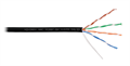 Кабель витая пара U/UTP 5e кат. 4 пары NikoMax NMC 9100C-BK 1093644