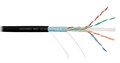Кабель витая пара F/UTP 6 кат. 4 пары NikoMax NMC 4240C-BK 1093604