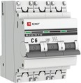 Автоматический выключатель  EKF mcb4763-3-06C-pro 708183